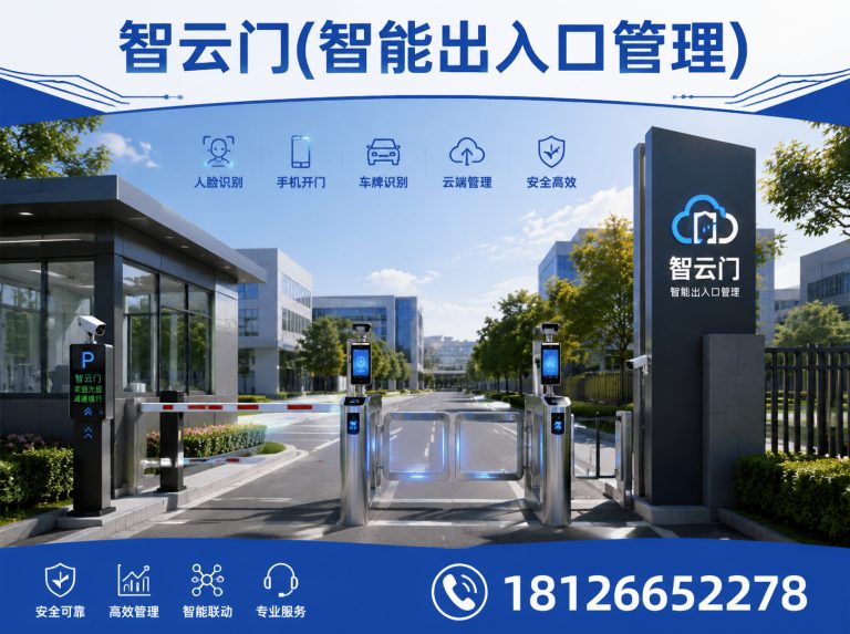 高明区智能悬臂门展示图